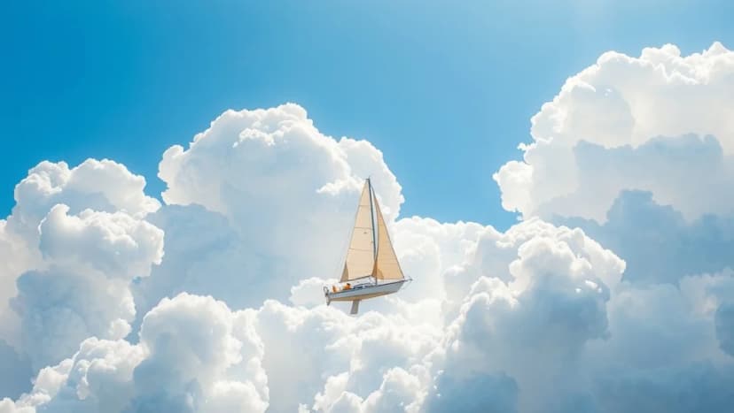 Hur seglar man på ett moln