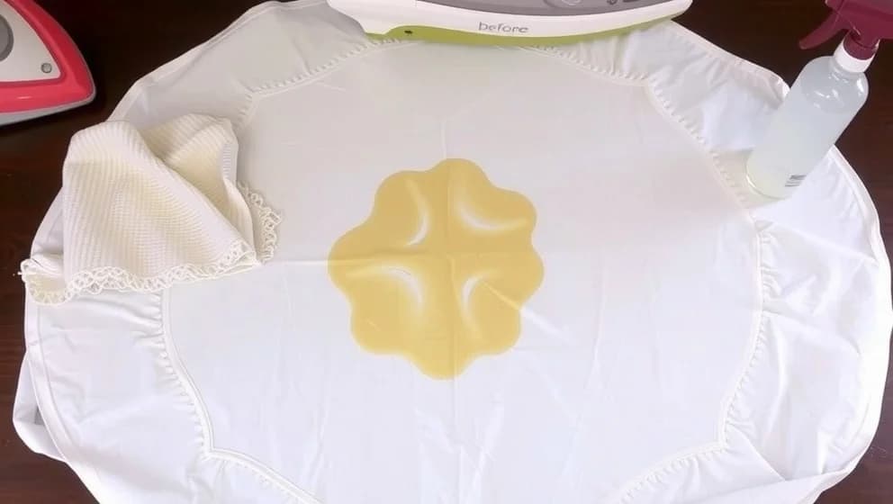 Hur tar du bort stearin från duk