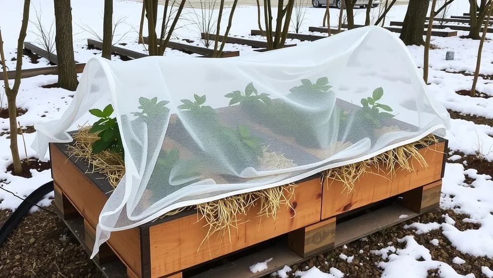 Så övervintrar du jordgubbar i pallkrage